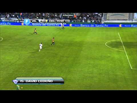 Gol de Cedeño. Vélez 4 - Rosario Central 0. Fecha 16. Torneo Final 2014. FPT