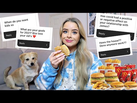 MCDONALDS MUKBANG Q + A - Lass uns chatten