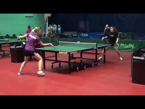 Анастасия ГОЛУБЕВА - Анна КОЗЛОВСКАЯ 3 МЕСТО (Полная версия), Настольный теннис, Table Tennis