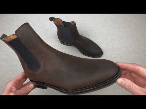 Sons of Henrey Blaine Wholecut Chelsea Boot Waxed Suede