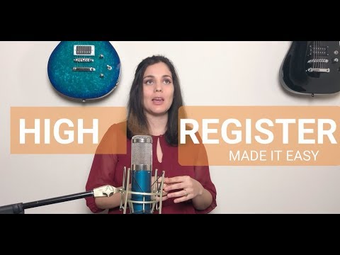 How to sing with my HIGH REGISTER - MADE IT SIMPLE!