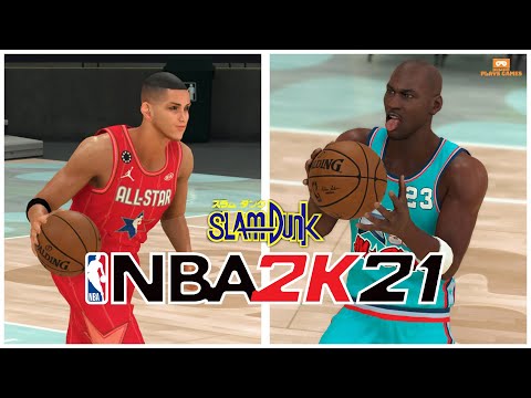 Eiji Sawakita & Slam Dunk Anime All-stars vs Michael Jordan & the 90s All-stars: NBA 2K21 Mod