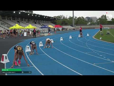 U14 Girls 200m Heat 1: 2022-23 State Combined Events Championships - Saturday