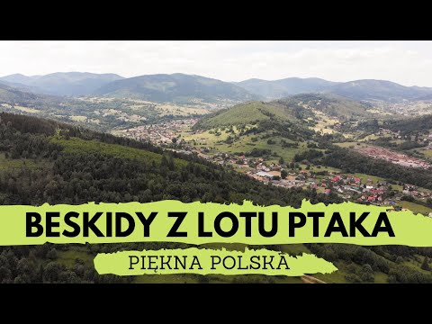 Beskid Żywiecki z Drona 4K. Rajcza i okolice latem | Polska z Drona | Piękna POLSKA | Podróże