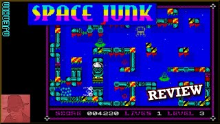 Space Junk : Homebrew from 2017 - on the ZX Spectrum 128K !! with Commentary