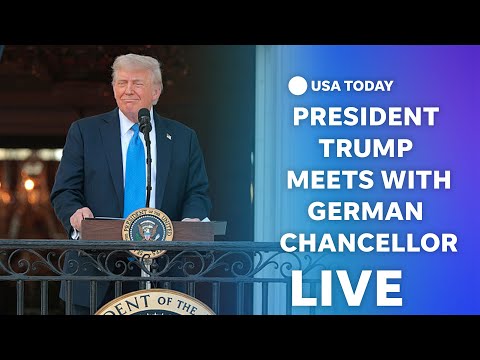 Watch Live President Trump meets with German Chancellor Merz