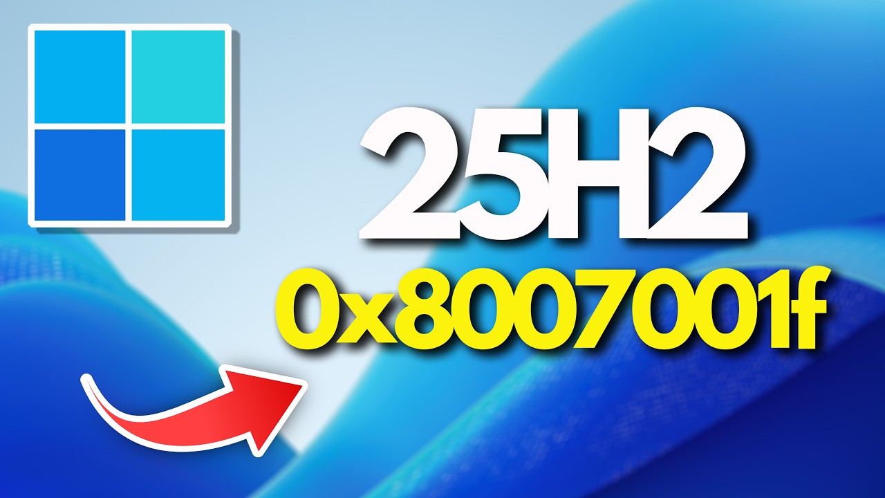 Windows 11 Version 25H2 Not Installing Error 0x8007001f There Were Problems Installing Updates FIX