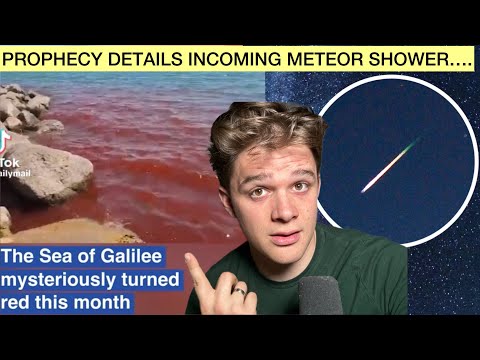 End Times Prophecies FULFILLED: Sea of Galilee Turned Red & Perseids Meteor Shower
