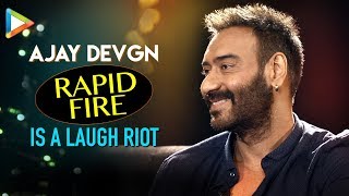 Ajay Devgn’s HILARIOUS Questions for Ranveer Singh &amp; Aamir Khan are LAUGH RIOT | Rapid Fire