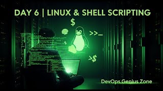 Day 6  Linux & Shell Scripting  Complete Shell Scripting Playlist #aws #azure  #devops