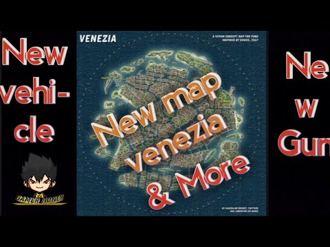 New huge update | new map venezia | new vehicle | new gun | PUBG| Video