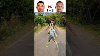 Ronaldo vs Haaland fans 🤔 #shorts #football #ronaldo #haaland #video #viral #youtube #trending #vs