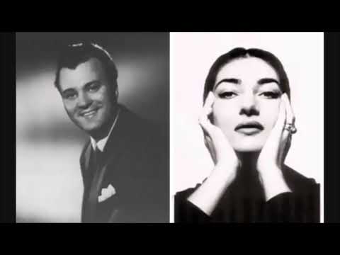 Nicolai Gedda & Maria Callas "Viene la sera" Madama Butterfly