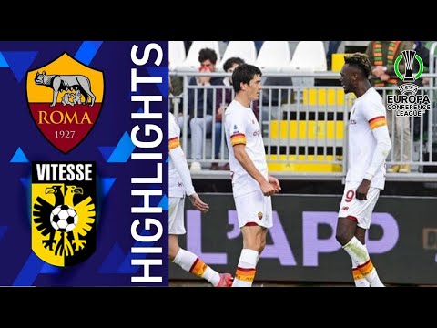 Roma vs vitesse 1-0 highlights & goals 2022