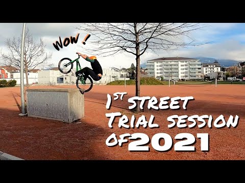 STREET TRIAL BIKE SESSION - First ride of 2021