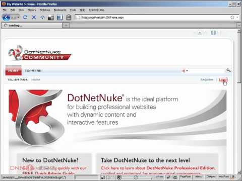 DotNetNuke Tutorial, How to block a user in DotNetNuke - Video #138