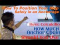 How To Compute Anchor Schackles Based On Depth Of Water