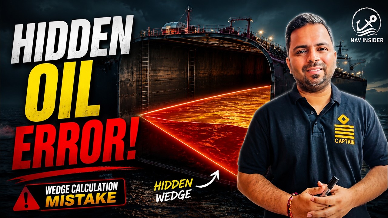 Oil Tanker Calculations Explained | Trim Correction, Wedge, VCF, ASTM Tables (Full Guide)