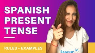 Spanish Present Tense: Regular -AR -ER -IR verb conjugation