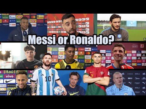Messi or Ronaldo? Famous Footballers Answer The Ultimate Question (150 Players)
