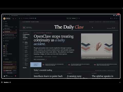 The ClawCast Live Demo: OpenClaw’s New Web UI, Multiplayer OpenClaw, and Mac Onboarding