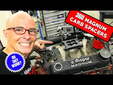 DO CARB SPACERS REALLY WORK? 4-HOLE VS OPEN (360 MAGNUM-HP & AF-FULL DYNO RESULTS)