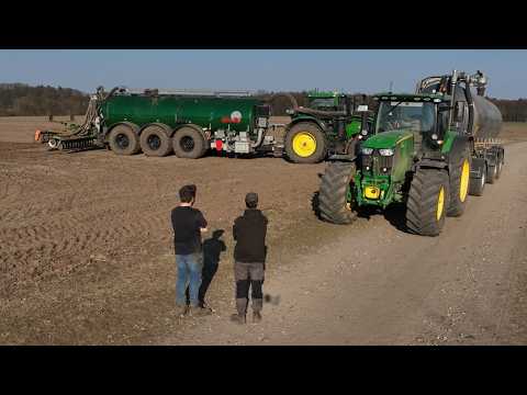 Gülle fahren 2025 - Lohnunternehmen im Einsatz Traktoren & Güllewagen Düngung in der Landwirtschaft