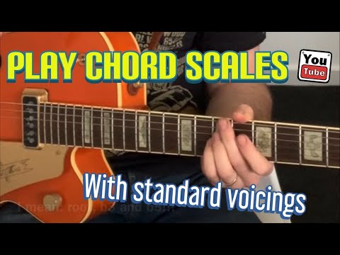 Theory for Rockabilly and Psychobilly - How to play chord scales with Standard voicings