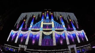 NYC Christmas Light Show at Rockefeller Center - 4K