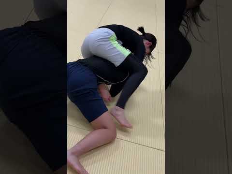中2女子柔術スパーリング #武道塾 #総合格闘技 #柔術 #空手女子
