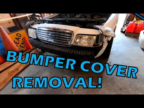 Bumper Cover Removal - Ford Crown Victoria - Part 1 of Push Bumper Install
