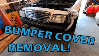 Bumper Cover Removal - Ford Crown Victoria - Part 1 of Push Bumper Install