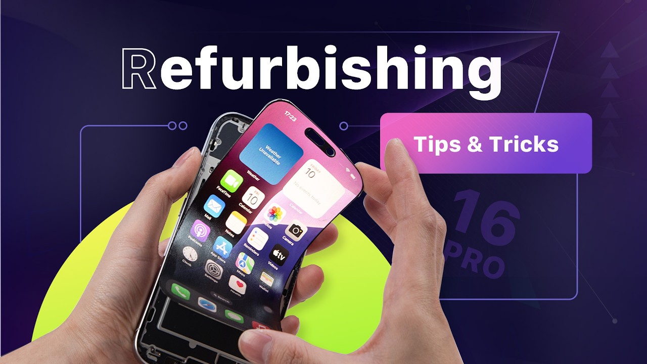 Renovierung Refurbish iPhone 16 Pro Bildschirm ohne Schneiden Draht, wirklich?