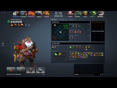 Dota 2: Sniper mid-lane carry