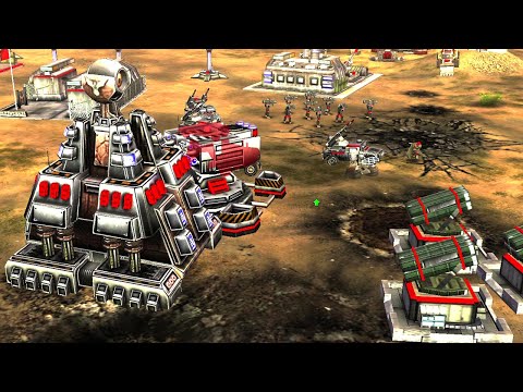 Super vs USA Laser | Mod CONTRA 009 FINAL PATCH 3 | C&C Generals Zero Hour