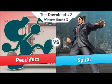 TD2 - Peachfuzz (Greninja, Mr. Game & Watch) vs Spiral (Kazuya) - WR3
