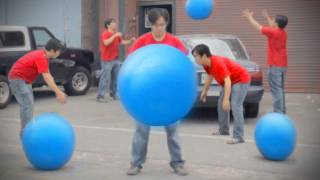 Big Blue Ball Machine