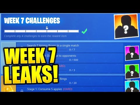 HUNTING PARTY WEEK 7 CHALLENGES! REAL OR FAKE? FORTNITE SEASON 6 WEEK 7 CHALLENGES LEAKED!