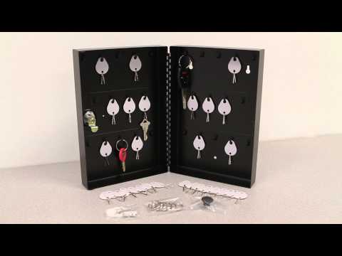 First Alert 3060F Steel Wall Mount Key Cabinet