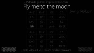 Video thumbnail of "Fly me to the moon : Backing Track"