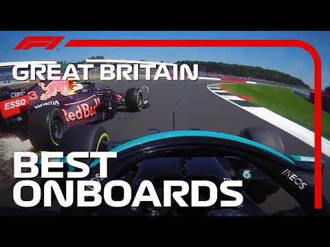 ハミルトンがフェルスタッペンに当てたシーンも含めたベストオンボード映像 F1第10戦イギリスGP（シルバーストン）