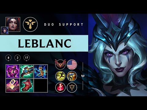LeBlanc Support vs Senna - NA Grandmaster Patch 25.24