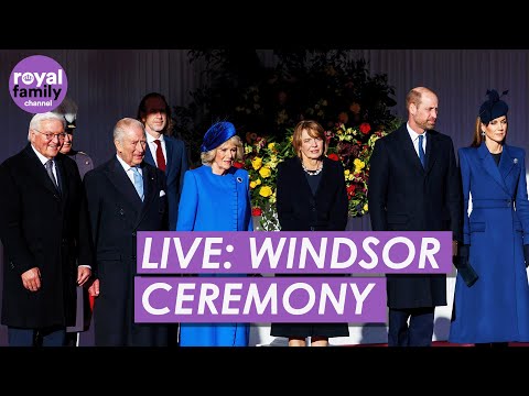LIVE: King and Queen Welcome German President for Windsor Ceremony