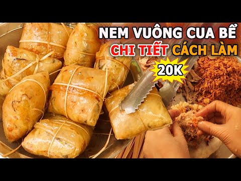 Cách Làm Nem Vuông Phố Cổ Hà Nội Chủ Quán Hơn 10 Năm Chia Sẻ #nemvuong
