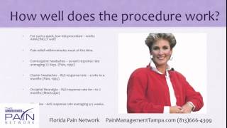 Occipital Block Overview from a Tampa Pain Management Clinic (813) 666-4399