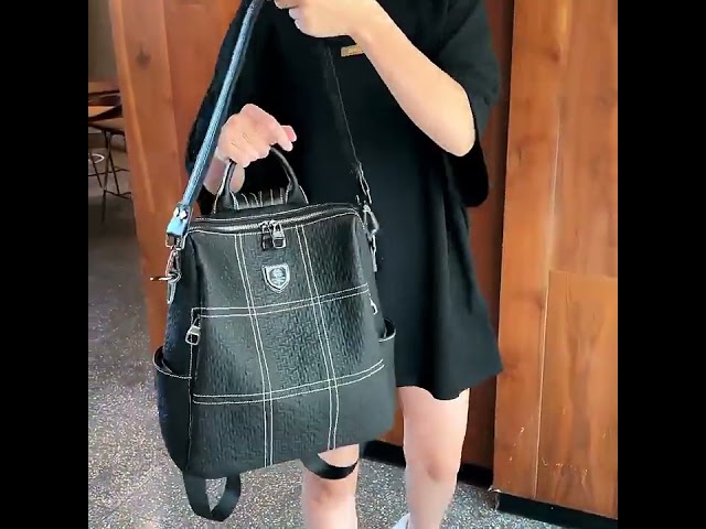 Vídeo relacionado con SKPAT - Bolso Mochila Mujer Elegante Tipo Casual Moderna Para Vestir Mochilas Mujer Estilo Urbano Mochila Negra Mujer Pequeña Ideal Para Uso Diario, Taupe