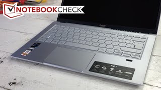 Video thumbnail for Acer Swift 3 SF314 (Intel) Review by NotebookcheckReviews