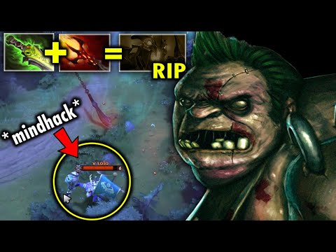 MINDHACK HOOK!! NEW Magic Pudge Nonstop Delete Shadow Fiend from Map | Genius Pudge