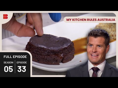 Perfect Chocolate Molten Cake with Gooey Center! | My Kitchen Rules Australia | Cooking Show