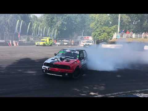 V12 TURBO E30 DRIFT & Crash - Trackwood 2017